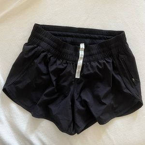 Black lululemon tracker shorts